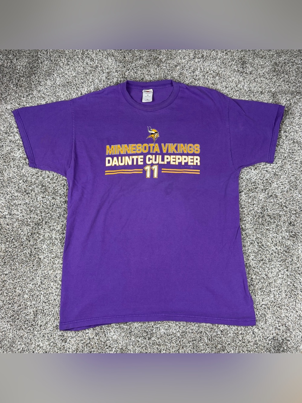 Vintage Y2K Sz XL Men Fruit Of The Loom Daunte Culpepper Minnesota Vikings Shirt